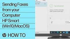 Sending Faxes from Your Computer Using HP Smart | HP Printers | HP Support