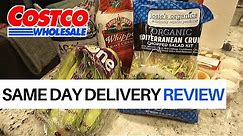 Costco Same Day Delivery Review & Haul - FIRST IMPRESSION 🤔