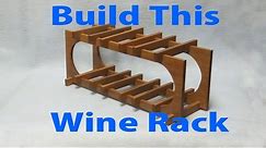 How to Make a Wood Wine Rack - woodworkweb