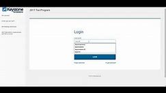 How to Log into Keystone Software