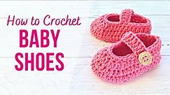 How to Crochet Baby Shoes | NEW & IMPROVED