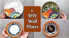 2 DIY Wall Plates | Decorative Wall Plates
