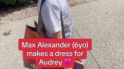 Max designed this dress so Audrey would feel beautiful at her pool party, then throw aside the skirt, and jump in! 💦 We need a good name for his swim-dress line. Any ideas guys??! 👗💦 #swimwear #kidsfashion #maxalexander