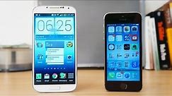 iPhone 5S vs Galaxy S 4 | Pocketnow