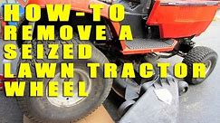 Seized Lawn Tractor Wheel Removal!
