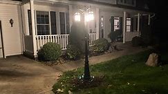 Dusk to Dawn Lamp Post Install #lamppost #outdoorlighting #outdoorlight #howto