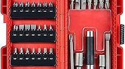 47PCS Screwdriver Bit Set, Impact Driver Bit Set for Drills and Drivers,Stainless Steel,Fit For Wood,Metals,Cement Drilling and Screwdriving