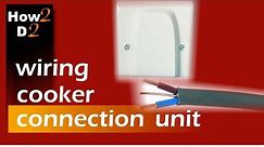 How to connect wire cooker Wiring cooker connection unit ccu