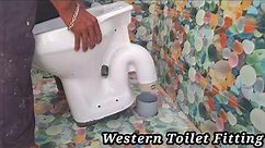How to install wester toilet | English Toilet Installation | Western Toilet Fitting