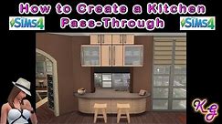 How to Make a Kitchen Pass Through in The Sims 4