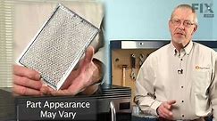 GE Microwave Repair – How to replace the Grease Filter