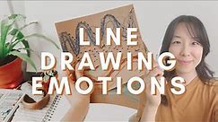 How to Draw Emotions With LINES | Easy Therapeutic Art Activity Demo