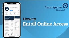 Register for Online Access - Ameriprise Financial | Enroll Online Banking - Mobile Banking