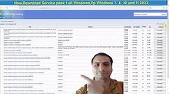 How to Download Service Pack 1 windows all operating system, win xp ,win 7 win 8 win 10 win 11,2023