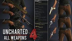 Uncharted 4 - All Weapons/Skins/Specials/Loudouts (All Equipments) Showcase