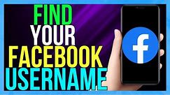 How to Check Facebook Username (2024)
