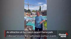 Seven injured after attraction suddenly collapses at Germany’s largest theme park