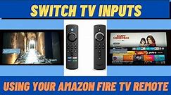 Amazon Fire TV Tips - Switch TV Inputs With Fire TV Remote