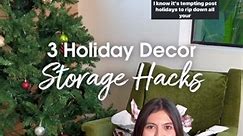 You’ll thank yourself for these holiday decoration storage hacks next year! #storagehacks #holidaydecor #holidaystorage | Public Storage