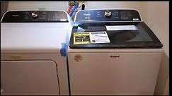 Money saving on Installation of Whirlpool Washer and Dryer