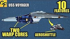 USS Voyager: 10 Little Known Features (Star Trek)
