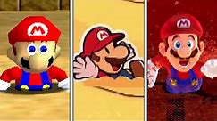 Evolution Of Mario Sinking/Drowning In Quicksand In Mario Games (1988-2024)