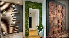 100 Modern Living Room Wall Decorating Ideas 2024 Home Interior Wall Design| Wooden Wall Cladding P4