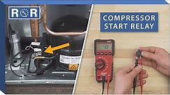How to Test & Replace the Compressor Start Relay in a Refrigerator | Repair & Replace