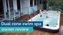 Vortex Hydrozone™ Dual Zone swim spa review – a spa at one end and pool at the other!!!