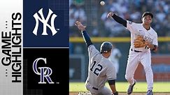 Yankees vs. Rockies Game Highlights (7/14/23) | MLB Highlights