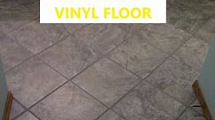 Installing tile over a glued down vinyl floor