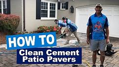 How To Clean Patio Pavers