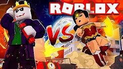SUPER VILLAIN vs SUPER HERO in MAD CITY | Roblox - Mad City