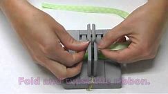 Mini Bowdabra Bow Making with One Sided Printed Ribbon