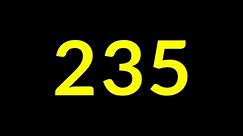 235 Second Countdown Timer With Sound Effect