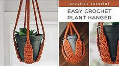 Easy Crochet Plant Hanger Tutorial - Free Crochet Pattern