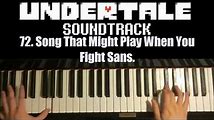 How to Play the Song That Might Play When You Fight Sans on Piano