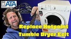 EASY...Step By Step Hotpoint Tumble Dryer Belt Replacement