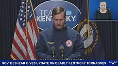 Update from Kentucky governor on deadly tornadoes