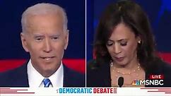 Kamala Harris confronts Joe Biden on debate stage