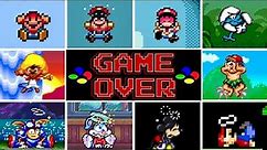 Super Nintendo games GAME OVER Screens [Vol.2]