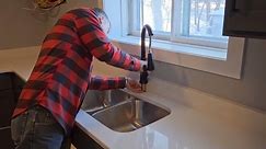Countertops are finally In- Time to Install faucet, disposal, and drain | Ep. 10