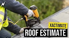 How to write a roof repair estimate in Xactimate X1