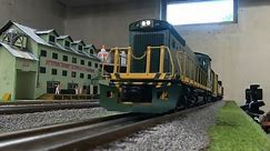 Take A Lap! - MTH MP15 Diesel Switcher Ride Around The Layout - O Scale Layout Tour
