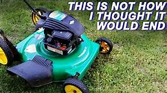Getting A Weed Eater Mower Ready For A Sale