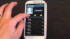 Samsung Galaxy S3 freezes when making call