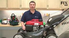 Honda Lawn Mower Repair - How to Replace the Throttle Lever Spring