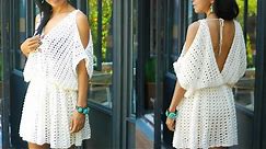 Easy crochet lace summer dress for womens| step by step