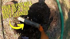 Pumping a Septic Tank and Cleaning an Effluent Filter