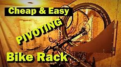 Hanging Bike Rack for Garage. Cheap and Easy DIY Storage